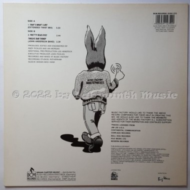 Jive Bunny And The Mastermixers - That's What I Like • 12" Vinyl Maxi • MINT - Labyrinth Music