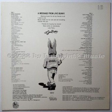 Jive Bunny And The Mastermixers - The Album • 12" Vinyl LP - Labyrinth Music