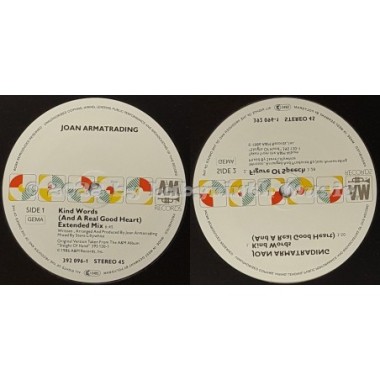 Joan Armatrading - Kind Words (And A Real Good Heart) • 12" Vinyl Maxi • MINT - Labyrinth Music