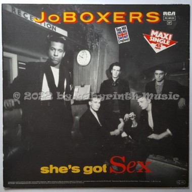JoBoxers - Jealous Love • 12" Vinyl Maxi - Labyrinth Music
