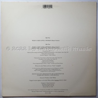 Jody Watley - When A Man Loves A Woman • 12" Vinyl Maxi - Labyrinth Music