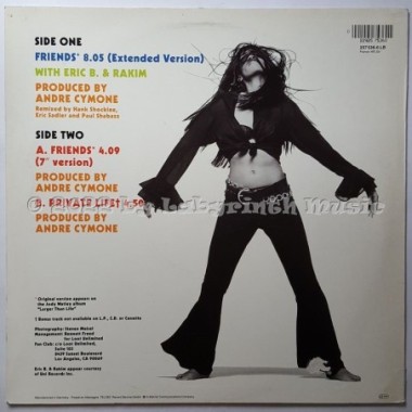 Jody Watley With Eric B. & Rakim - Friends • 12" Vinyl Maxi • EX - Labyrinth Music