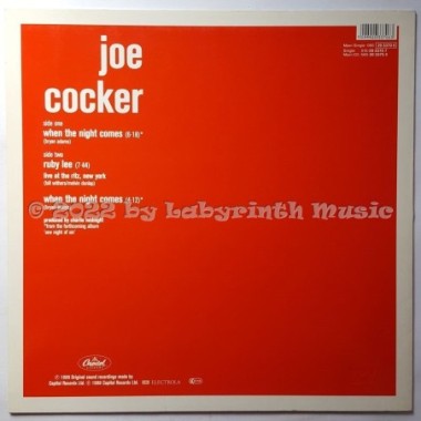 Joe Cocker - When The Night Comes • 12" Vinyl Maxi • MINT - Labyrinth Music