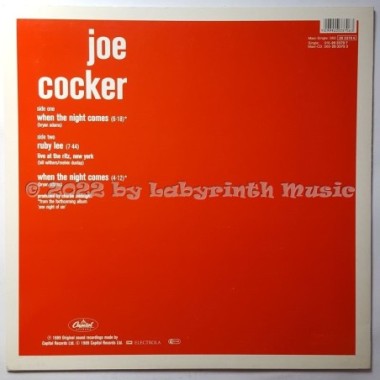 Joe Cocker - When The Night Comes • 12" Vinyl Maxi • MINT - Labyrinth Music