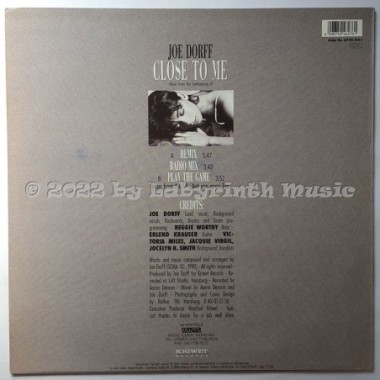 Joe Dorff - Close To Me • 12" Vinyl Maxi • EX - Labyrinth Music