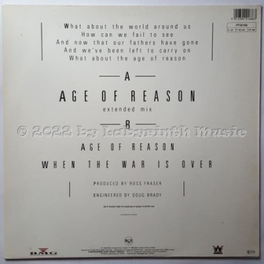 John Farnham - Age Of Reason • 12" Vinyl Maxi • NM - Labyrinth Music