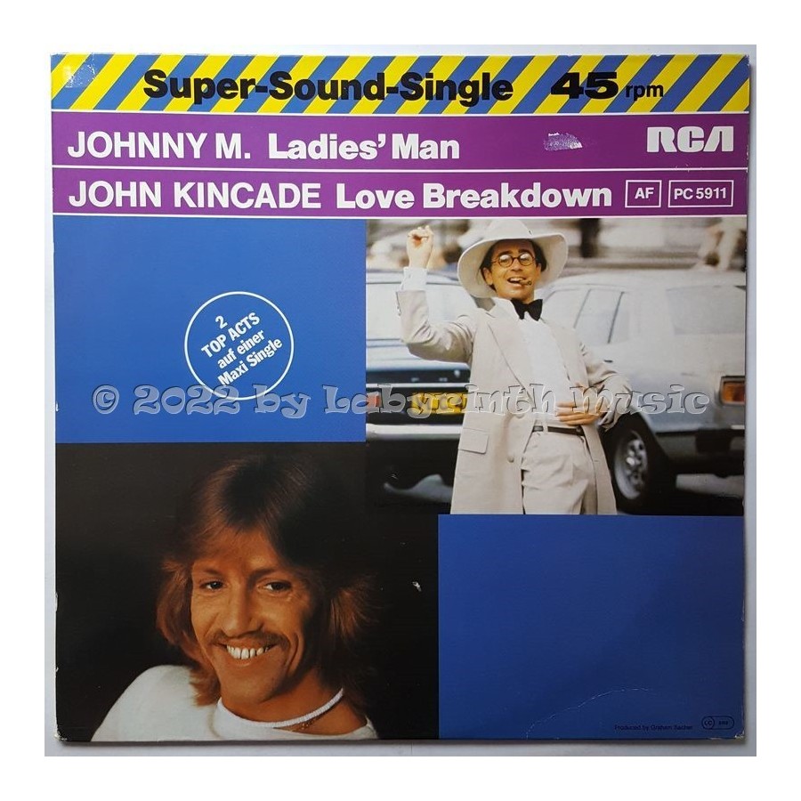 John Kincade / Johnny M. - Love Breakdown / Ladies' Man • 12" Vinyl Maxi • EX - Labyrinth Music