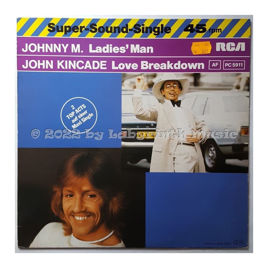 John Kincade / Johnny M. - Love Breakdown / Ladies' Man • 12" Vinyl Maxi • EX - Labyrinth Music