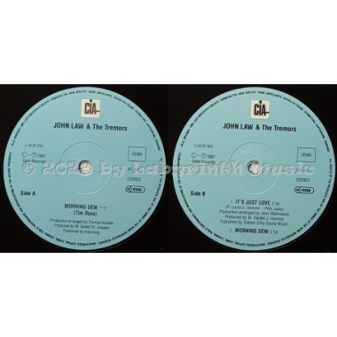 John Law  & The Tremors - Morning Dew • 12" Vinyl Maxi • EX - Labyrinth Music