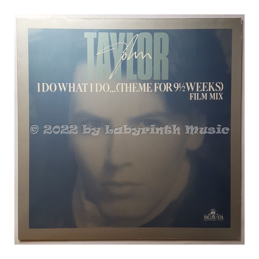 John Taylor - I Do What I Do… • 12" Vinyl Maxi - Labyrinth Music