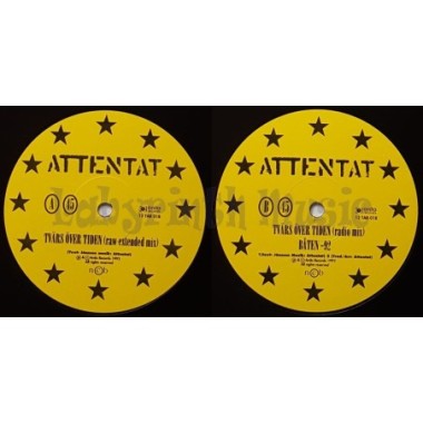 Attentat - Tvärs Över Tiden • 12" Vinyl Maxi • MINT - Labyrinth Music