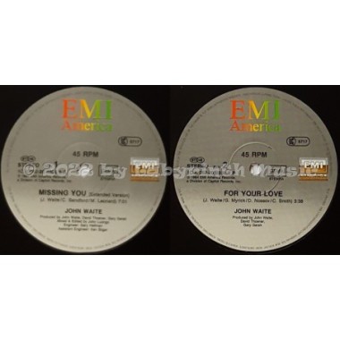 John Waite - Missing You • 12" Vinyl Maxi • EX - Labyrinth Music