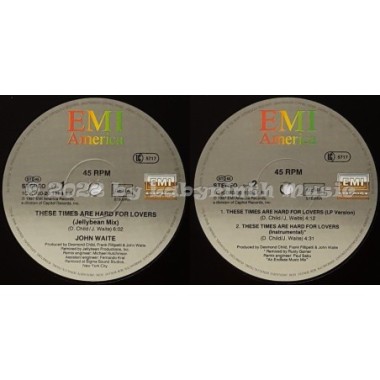 John Waite - These Times Are Hard For Lovers • 12" Vinyl Maxi • EX - Labyrinth Music