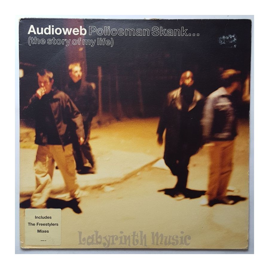 Audioweb - Policeman Skank • The Story Of My Life • 12" Vinyl Maxi - Labyrinth Music