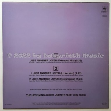 Johnny Kemp - Just Another Lover • 12" Vinyl Maxi • EX - Labyrinth Music