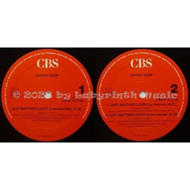 Johnny Kemp - Just Another Lover • 12" Vinyl Maxi • EX - Labyrinth Music