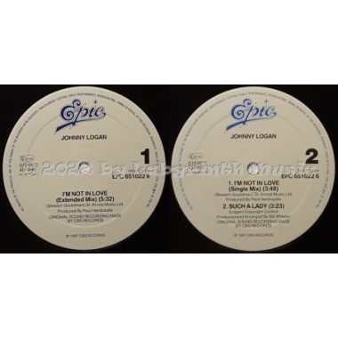 Johnny Logan - I'm Not In Love • 12" Vinyl Maxi • MINT - Labyrinth Music