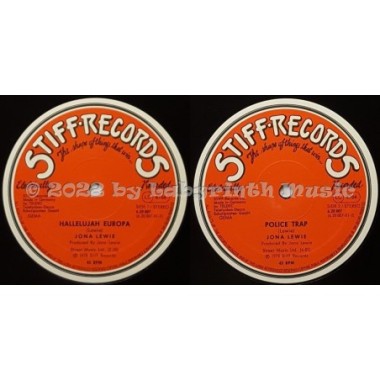 Jona Lewie - Hallelujah Europa • 12" Vinyl Maxi • EX - Labyrinth Music