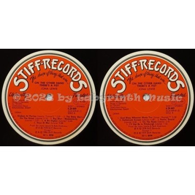 Jona Lewie - On The Other Hand There's A Fist • 12" Vinyl LP - Labyrinth Music