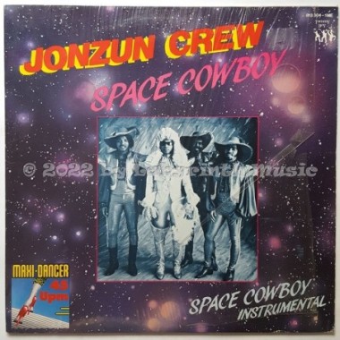 The Jonzun Crew - Space Cowboy • 12" Vinyl Maxi • EX - Labyrinth Music