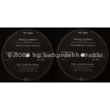 The Jonzun Crew - Space Cowboy • 12" Vinyl Maxi • EX - Labyrinth Music
