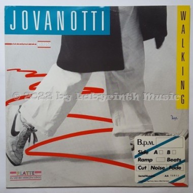 Jovanotti - Walking • 12" Vinyl Maxi • EX - Labyrinth Music