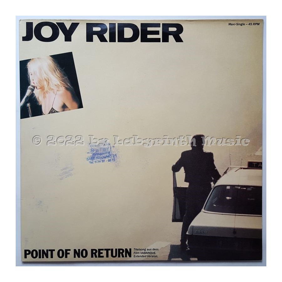 Joy Rider - Point Of No Return • 12" Vinyl Maxi • EX - Labyrinth Music