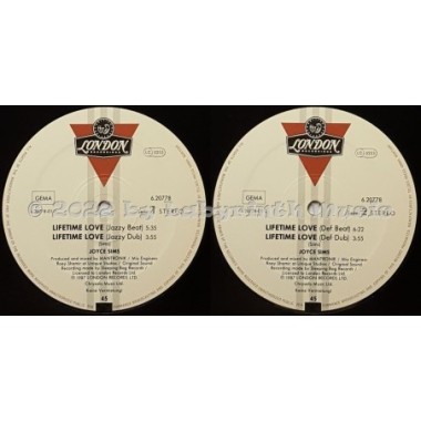 Joyce Sims - Lifetime Love • 12" Vinyl Maxi • NM - Labyrinth Music