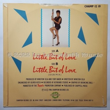 Judy La Rose - Little Bit Of Love • 12" Vinyl Maxi - Labyrinth Music