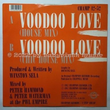 Judy La Rose - Voodoo Love • 12" Vinyl Maxi - Labyrinth Music