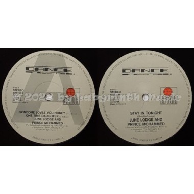 June Lodge And Prince Mohammed - Someone Loves You Honey • 12" Vinyl Maxi - Labyrinth Music