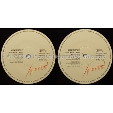 Junk Force - Acid The Army • 12" Vinyl Maxi • MINT - Labyrinth Music
