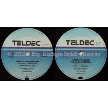 Jürgen Von Der Lippe - Dann Ist Der Wurm Drin • 12" Vinyl Maxi • MINT - Labyrinth Music