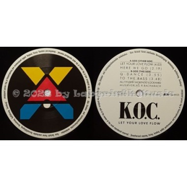 K.O.C. - Let Your Love Flow • 12" Vinyl Maxi • EX - Labyrinth Music