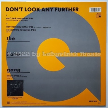 The Kane Gang - Don't Look Any Further • 12" Vinyl Maxi • MINT - Labyrinth Music