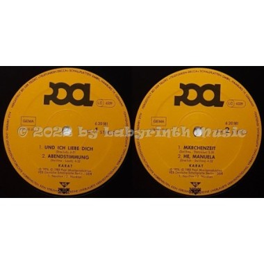 Karat - Und Ich Liebe Dich • 12" Vinyl Maxi • EX - Labyrinth Music