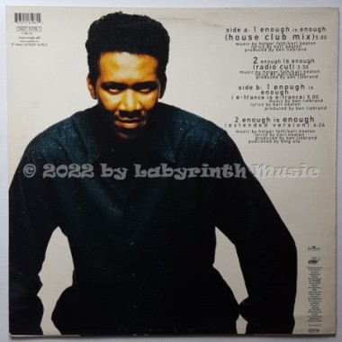 Karl Keaton - Enough Is Enough • 12" Vinyl Maxi • EX - Labyrinth Music