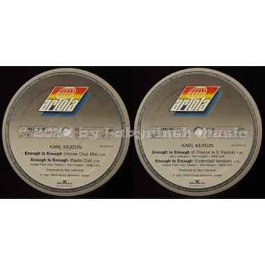 Karl Keaton - Enough Is Enough • 12" Vinyl Maxi • EX - Labyrinth Music