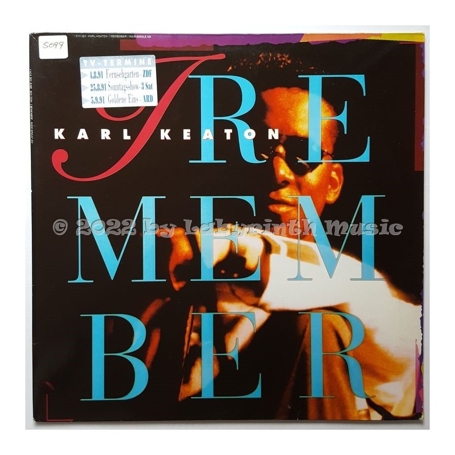 Karl Keaton - I Remember • 12" Vinyl Maxi • EX - Labyrinth Music