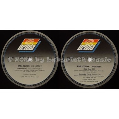 Karl Keaton - I Remember • 12" Vinyl Maxi • EX - Labyrinth Music