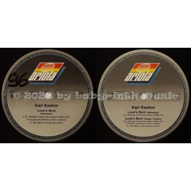 Karl Keaton - Love's Burn • 12" Vinyl Maxi - Labyrinth Music
