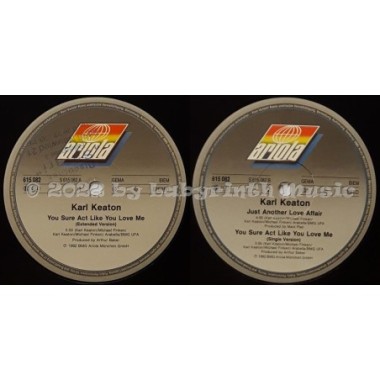 Karl Keaton - You Sure Act Like You Love Me • 12" Vinyl Maxi • NM - Labyrinth Music