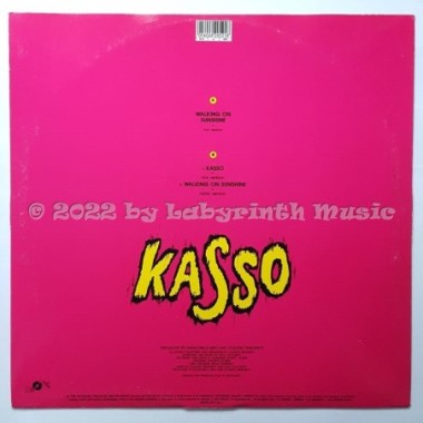 Kasso - Walking On Sunshine • 12" Vinyl Maxi • EX - Labyrinth Music