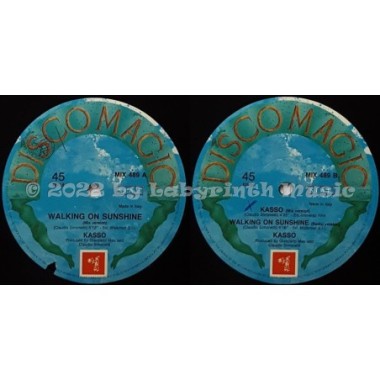 Kasso - Walking On Sunshine • 12" Vinyl Maxi • EX - Labyrinth Music