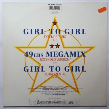 49ers - Girl To Girl • 12" Vinyl Maxi • EX - Labyrinth Music