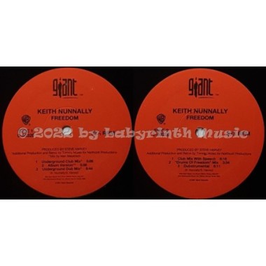 Keith Nunnally - Freedom • 12" Vinyl Maxi - Labyrinth Music