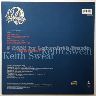 Keith Sweat - How Do You Like It • 12" Vinyl Maxi • MINT - Labyrinth Music