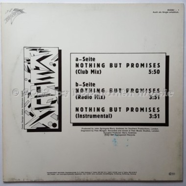 Kelly - Nothing But Promises • 12" Vinyl Maxi • EX - Labyrinth Music
