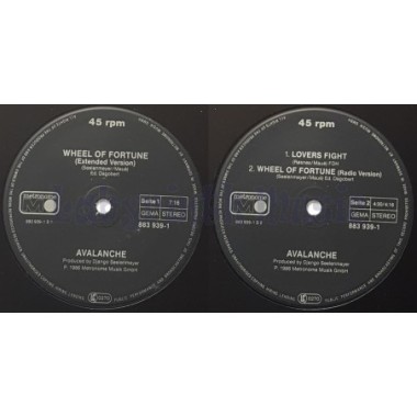 Avalanche - Wheel Of Fortune • 12" Vinyl Maxi - Labyrinth Music