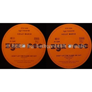 Kelly Marie - Don't Let The Flame Die Out • 12" Vinyl Maxi • EX - Labyrinth Music